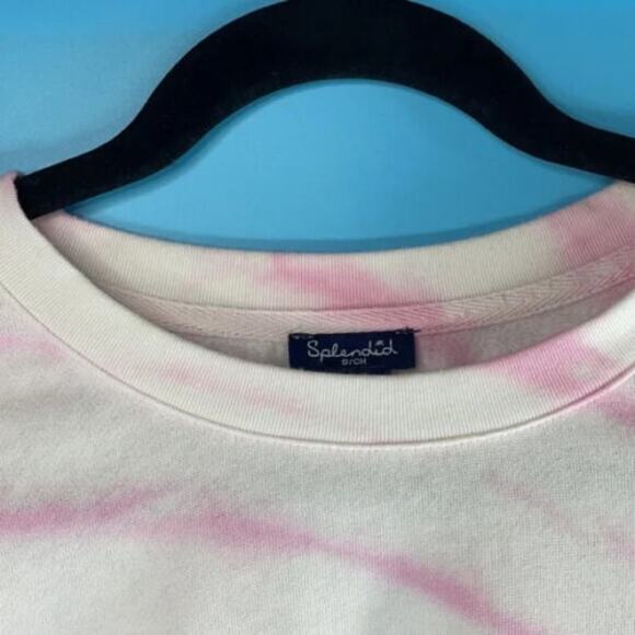 Splendid Tie-Dye Crew Neck Long Sleeve Pullover Sweatshirt Bundle of 2 Sz Small - Picture 4 of 9